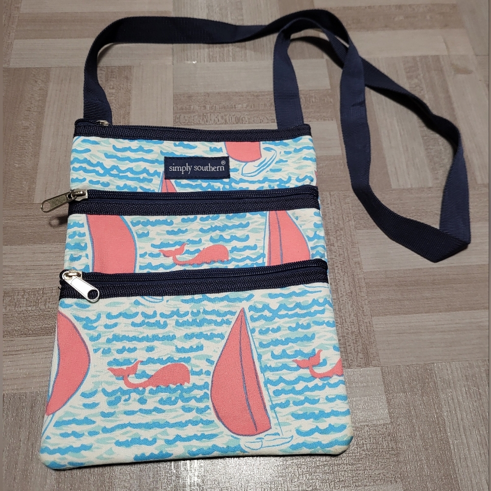 -Simply Southern nautical crossbody bag.